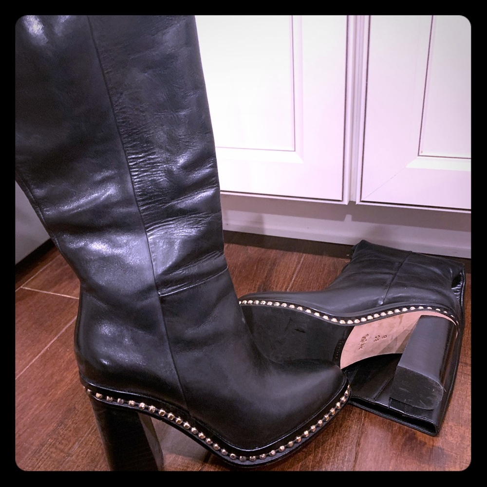Coach Boots with Heel - Picture 1 of 3